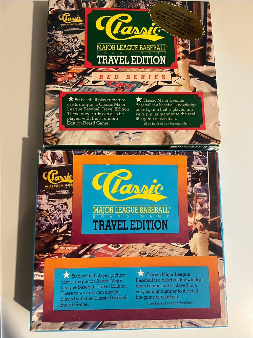 Classic Travel Edition Baseball Board Games